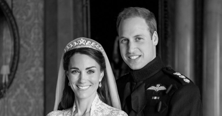 Prince William and Kate Middleton Share Never Before Seen Wedding Portrait on 13th Anniversary Millie Pilkington