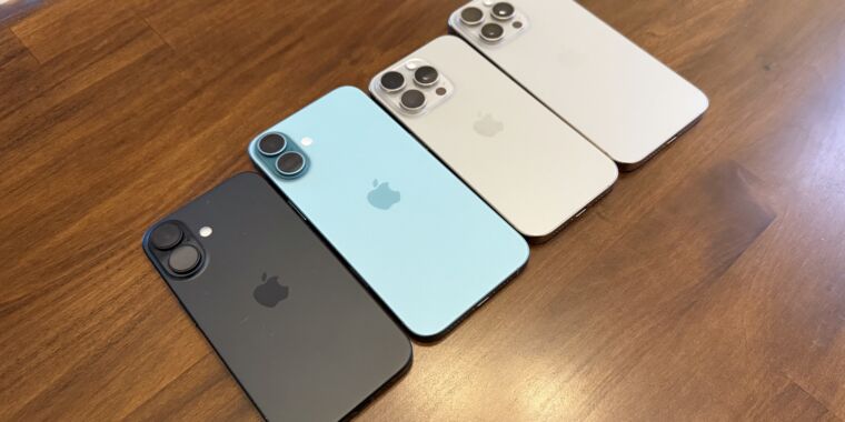 iPhones 16