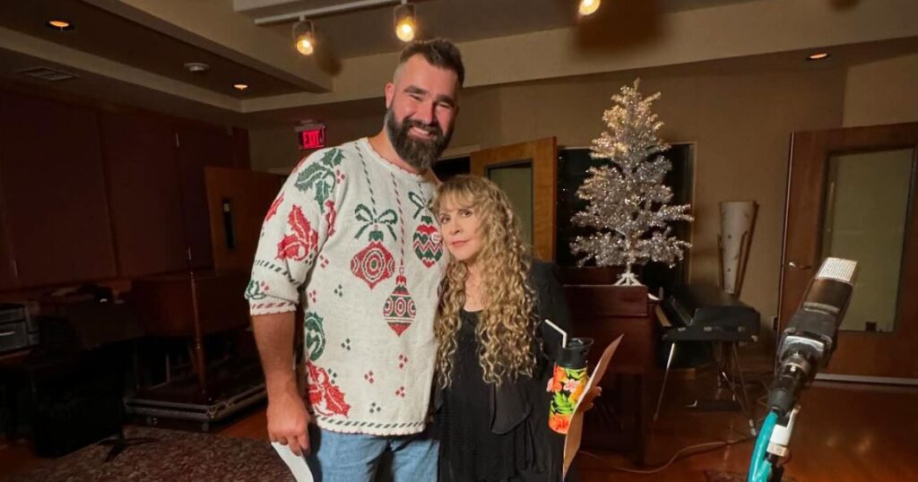 Jason Kelce and Steve Nicks Single Drops at Midnight