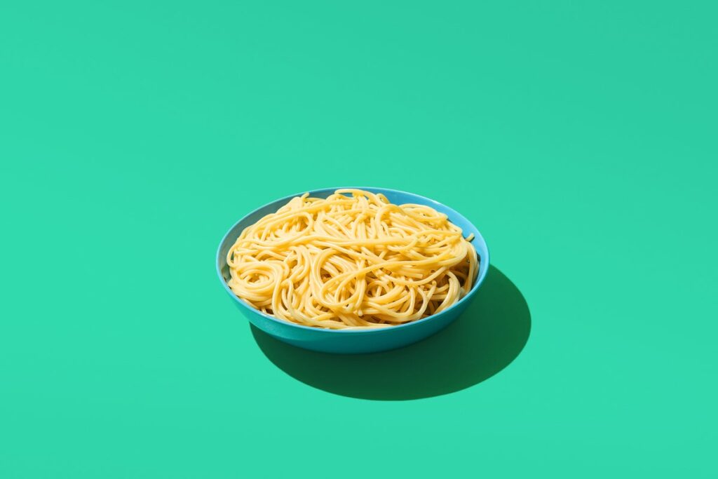 bowl of spaghetti