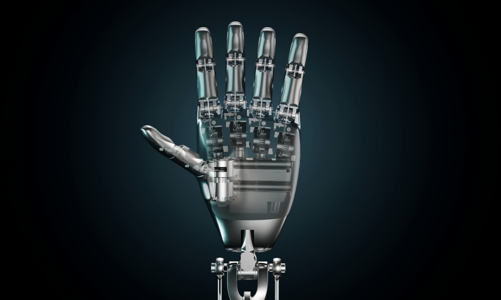 tesla bot hand closeup artificial intelligence ai 4