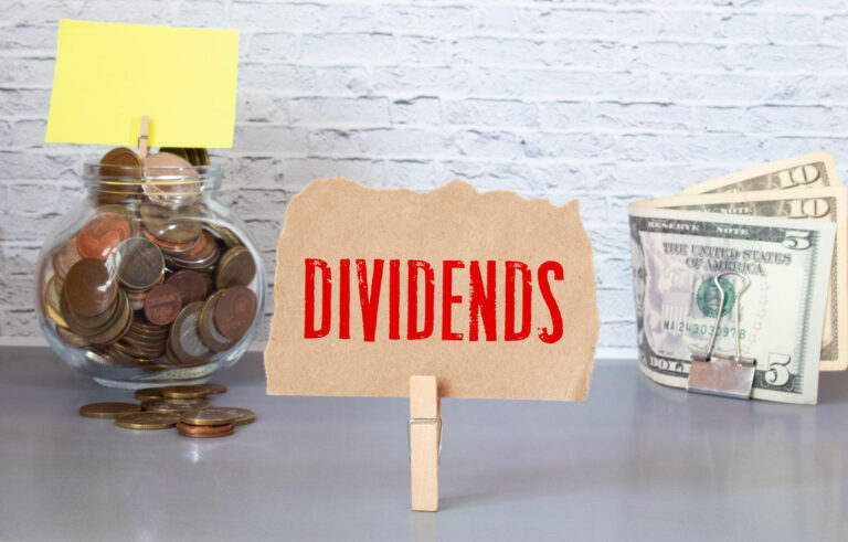 dividend sign