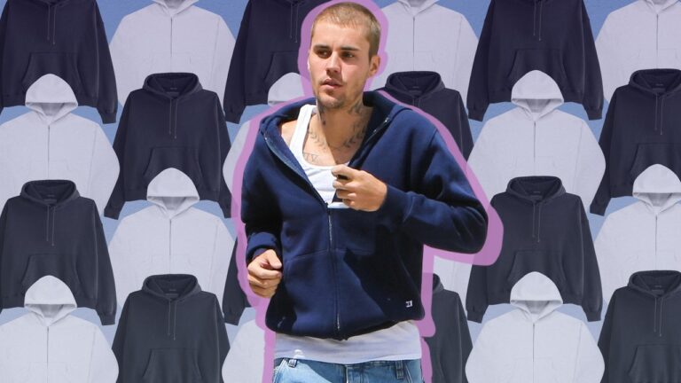 justin bieber cropped hoodie art