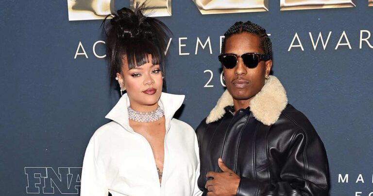 Rihanna and ASAP Rockys Swaggy Couple Style See the Photos