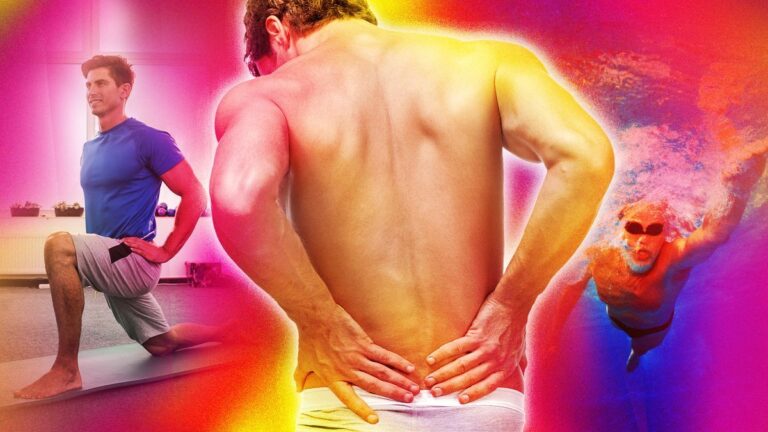 Swimming and pilates for backpain